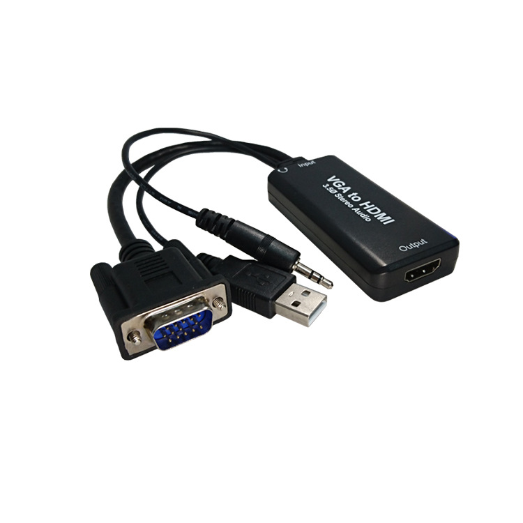 VGA to HDMI with audio output adapter