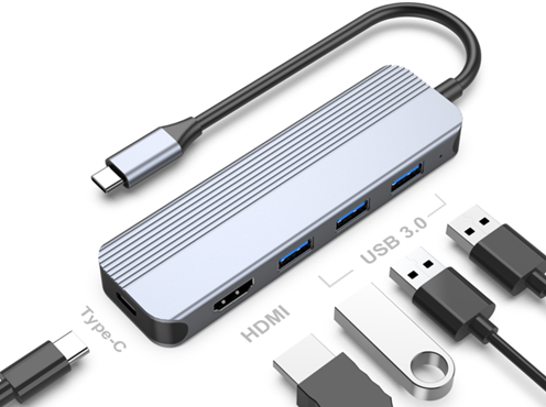   USB-C to USB3.0x3