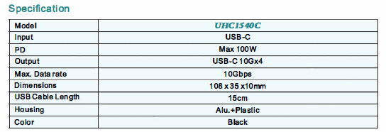 10 Gbps USB C Hub with PD(图1)